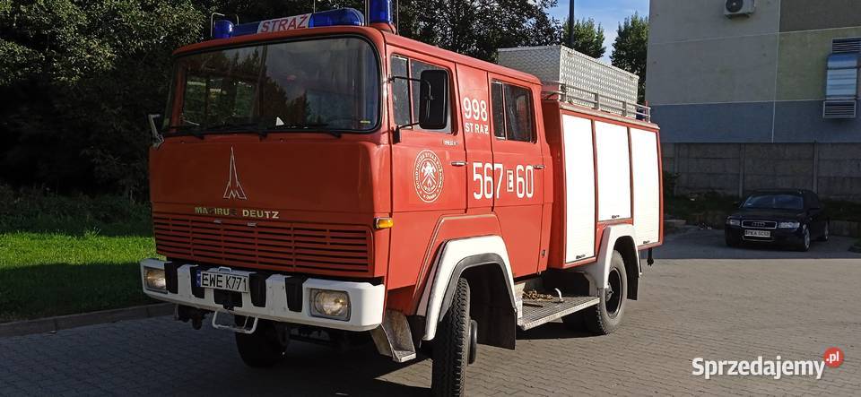 Magirus FM170 D 11 FA POŻARNICZY Łódź