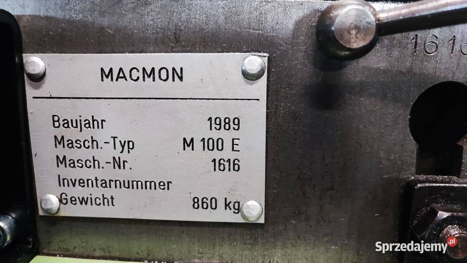 Precyzyjna frezarka narzędziowa do metalu Macmon