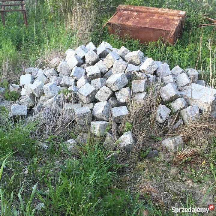 Kostka granitowa drogowa 1820 z rozbiórki Materiały budowlane Wrocław