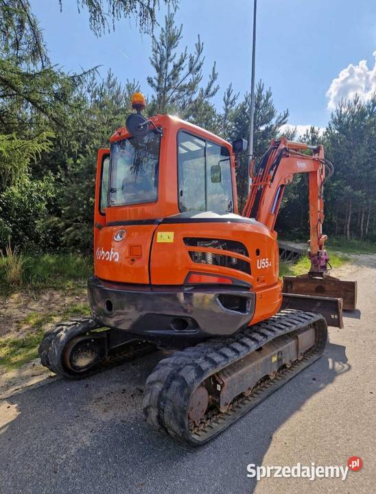 Koparka gąsienicowa KUBOTA U 554 2015 Rok produkcji 2015 Milicz