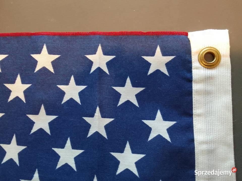 Oryginalna flaga USA 90x58 Stany Zjednoczone Rewal
