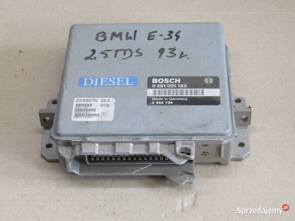 STEROWNIK SILNIKA BMW E34 25TDS 2244734 Mysłaków