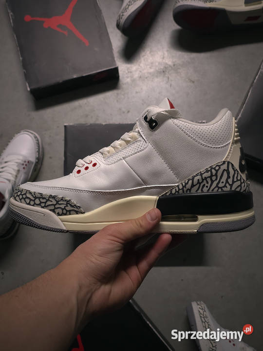 Nike Air Jordan 3 White Cement biały podlaskie