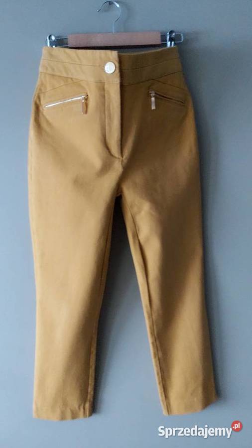 Spodnie r36 damskie Per Una wyższy stan Bez wzoru Lublin sprzedam