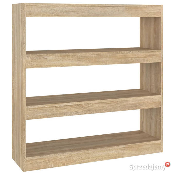 Regał na książkiprzegroda dąb sonoma 100x30x103