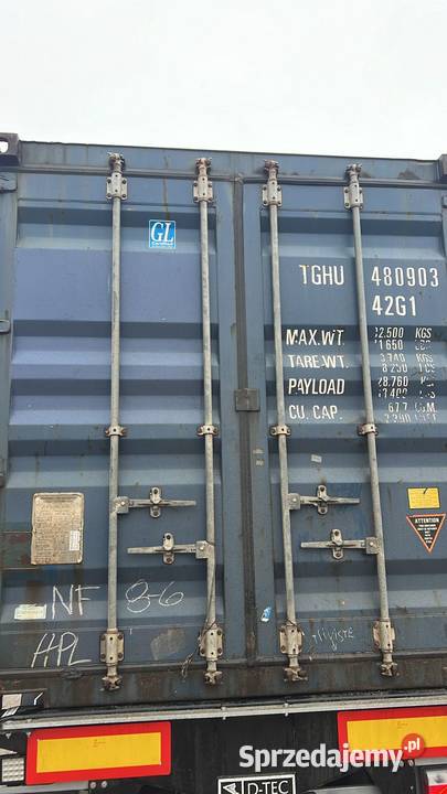 Kontener morski 12 metrowy 40DC TANI TRANSPORT Małaszewicze Małe