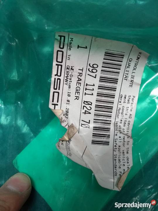 Wspornik mocowania turbosprężarki Porsche 997 Pilzno