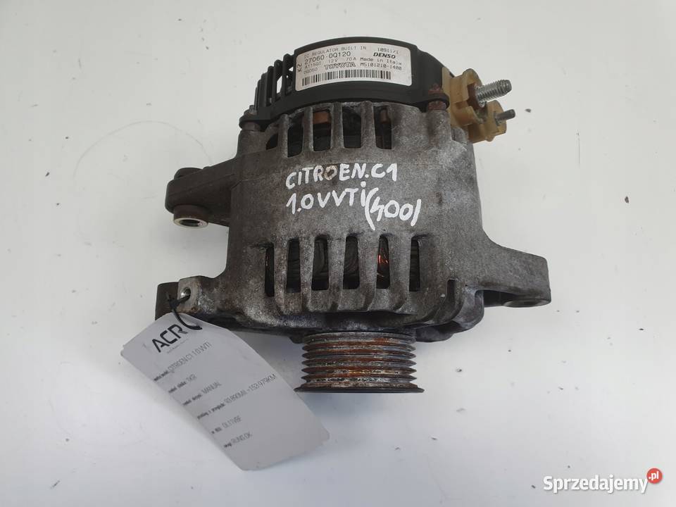 Citroen C1 I 10 12V ALTERNATOR 270600Q120 70A Janów