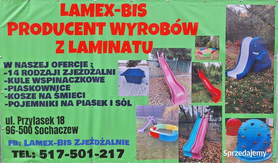 Zjeżdżalnia falowana 31m z laminatu Zabawki ogrodowe mazowieckie Sochaczew