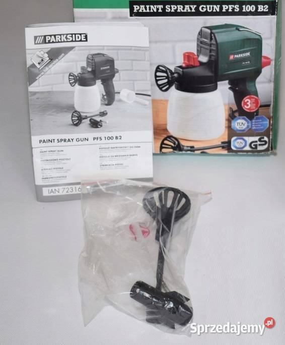 Pistolet do malowania farbami Parkside dolnośląskie