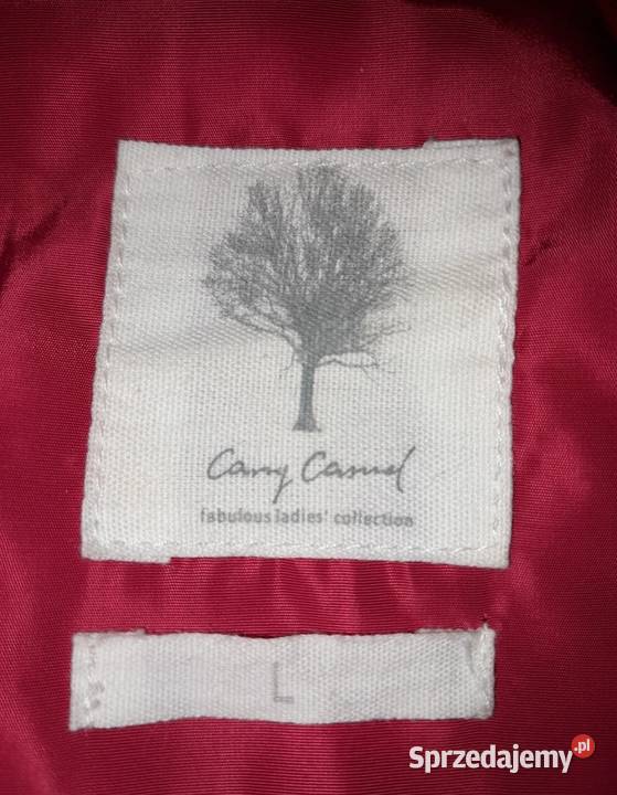 Długa czerwona zimowa kurtka Carry czerwony Kurtki i płaszcze małopolskie Balice