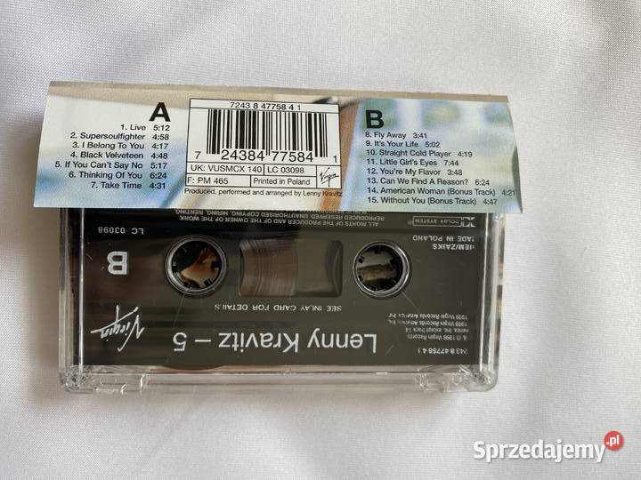 Lenny Kravitz 5kaseta MC Lublin