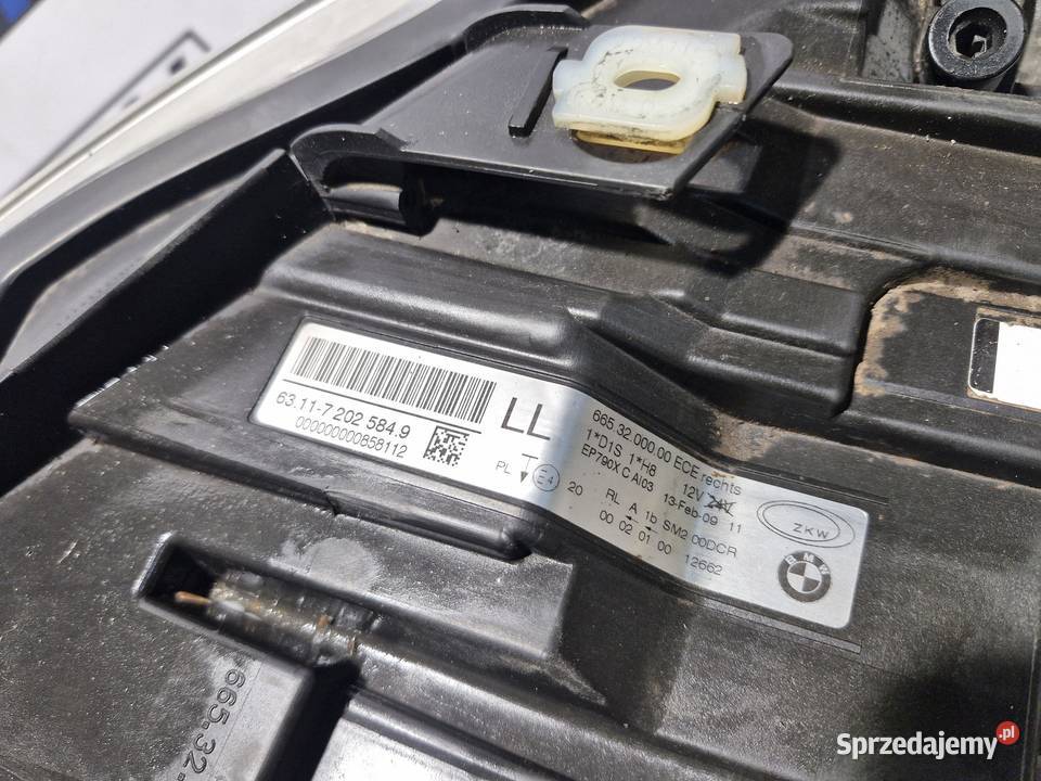 BMW E90 E91 LAMPA PRAWY PRZÓD ORYGINAŁ 7202584