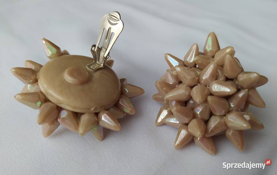 Kolczyki KLIPSY stożki Hajnówka