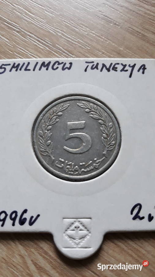 5 Millimów Tunezja 1996 r Konin