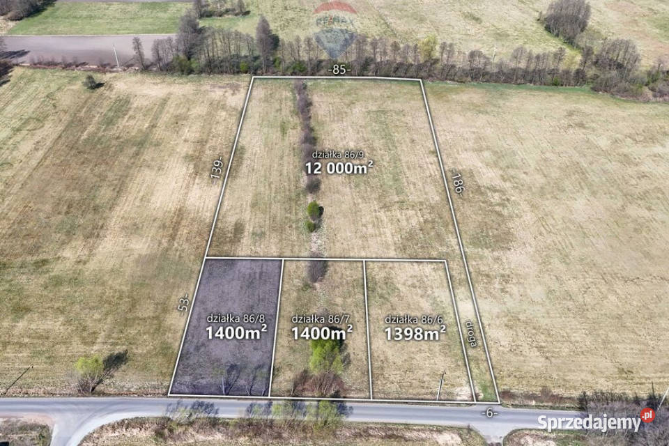 Działka 1400 m2 z warunkami zabudowy gmWłocławek