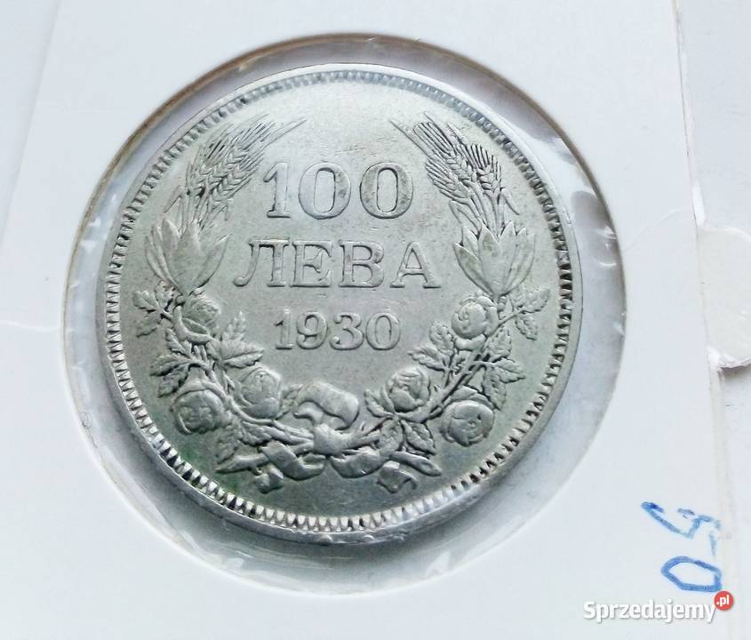 BUŁGARIA100 LEWA1937 r SREBRO 0500 BORYS sprzedam