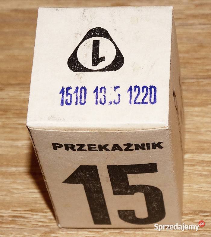 Przekaźnik R15 3PDT 10 A 250 VAC 1510 1315 1220 Gliwice