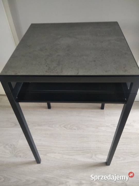 Stolik czarny metalowy Ikea 40 x 60 Płock