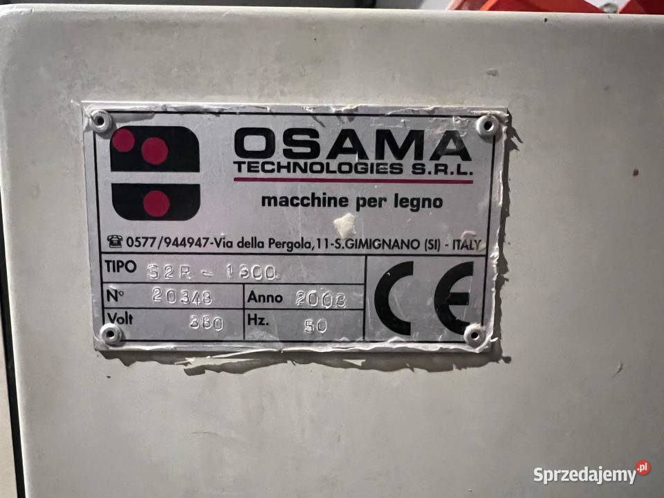 Jednostronna nakładarka kleju OSAMA S2R1300