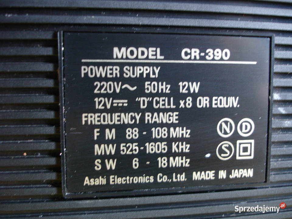 Radiomagnetofon FAIR MATE CR390 Zielona Góra