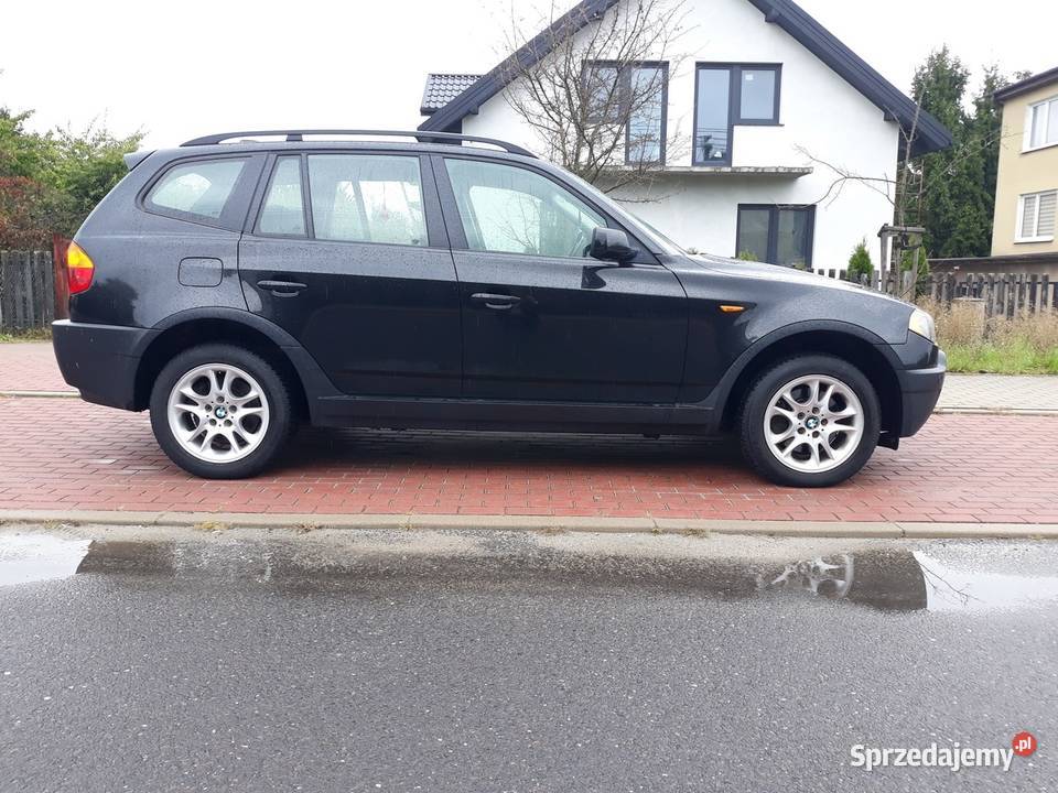 BMW X3 20i 150 czarny X3 Zgierz