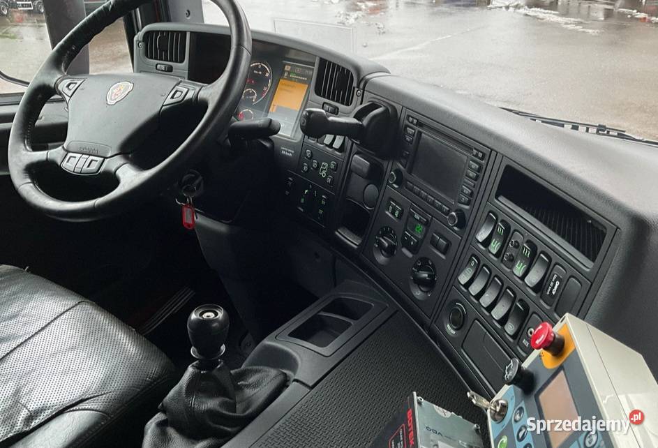 Smieciarka Geensik Norba Eur 6 Scania P450 Napęd tylna oś Warszawa