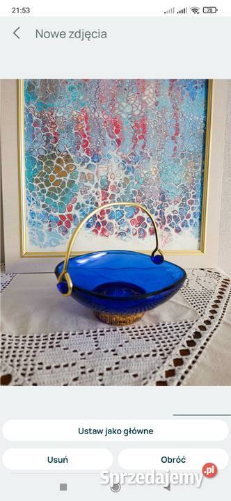 Lata 70 naczynie patera Antyki Olsztyn