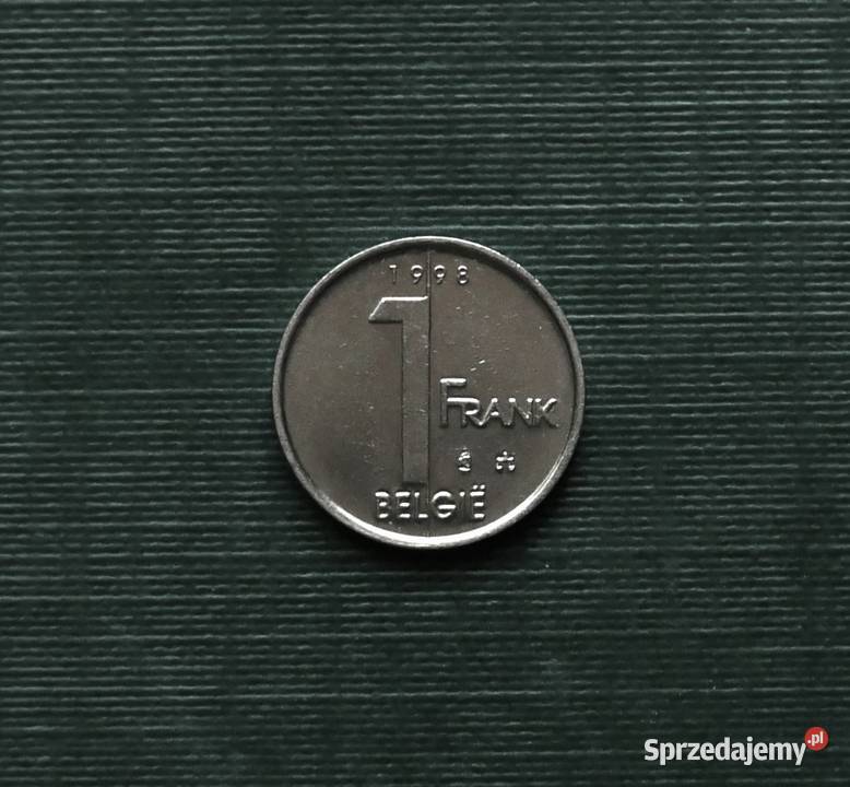 BELGIA 1 frank 1998r Napis holendersku BELGI Gliwice