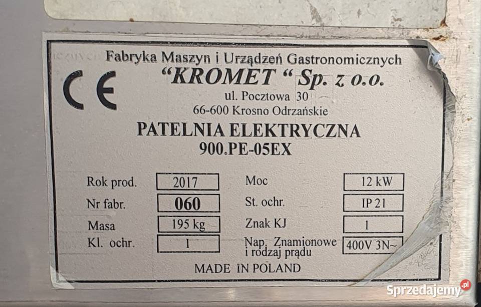 Patelnia elektryczna 26251 mazowieckie Warszawa