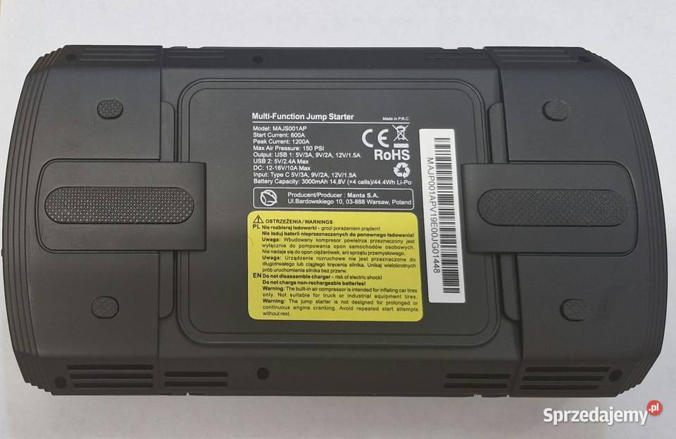ROZRUSZNIK JUMP STARTER POWERBANK KOMPRESOR łódzkie Łódź