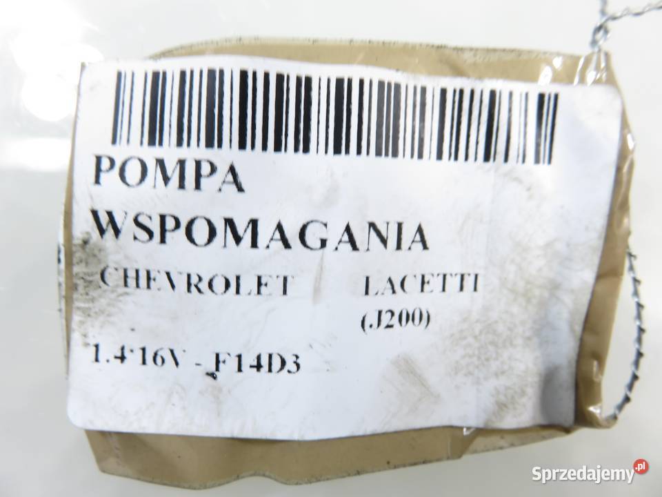 POMPA WSPOMAGANIA CHEVROLET LACETTI 14 16V małopolskie