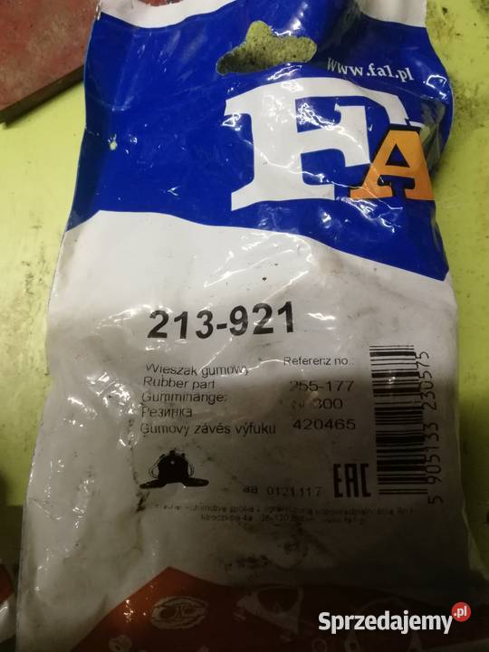Wieszak gumowy 213920 213921 Części samochodowe Ruda Śląska