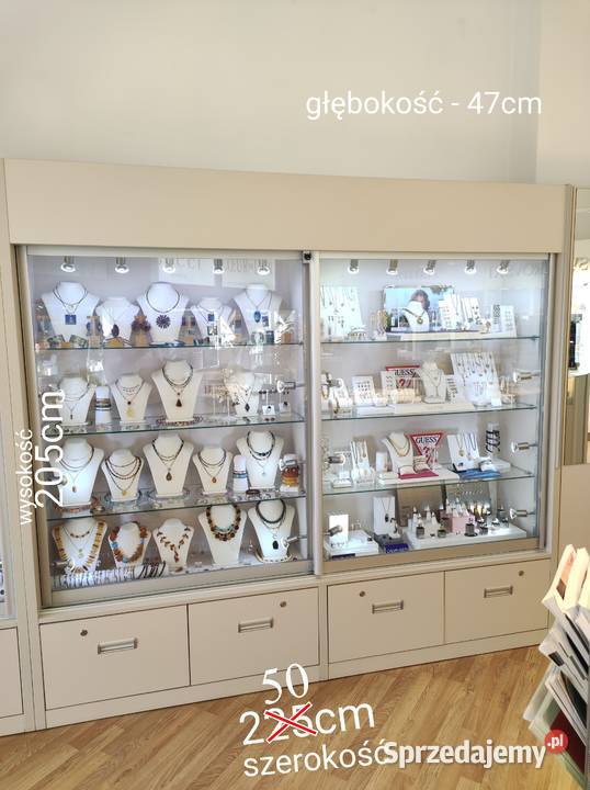 Gabloty witryna lada meble sklepowe jubilerskie Pozostałe Warszawa