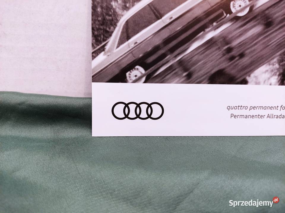 Pocztówka widokówka Audi quattro fourwheel drive Głuchołazy