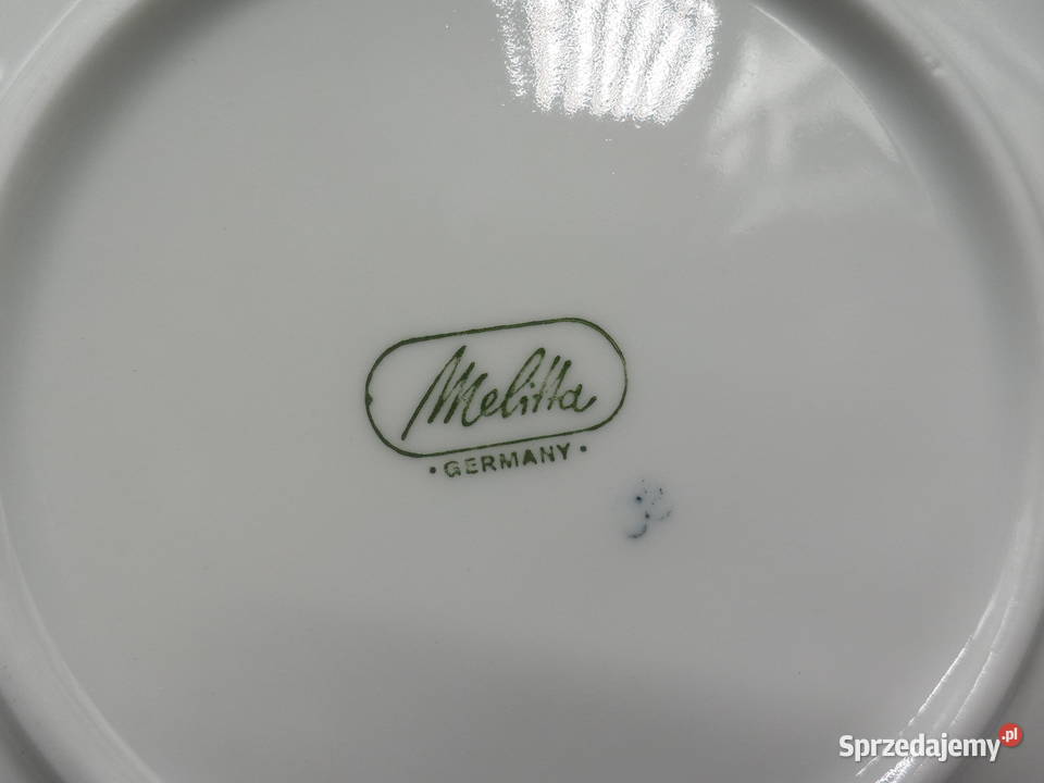 Melitta talerzyk podstawek 2 Porcelana i szkło wielkopolskie Raszków