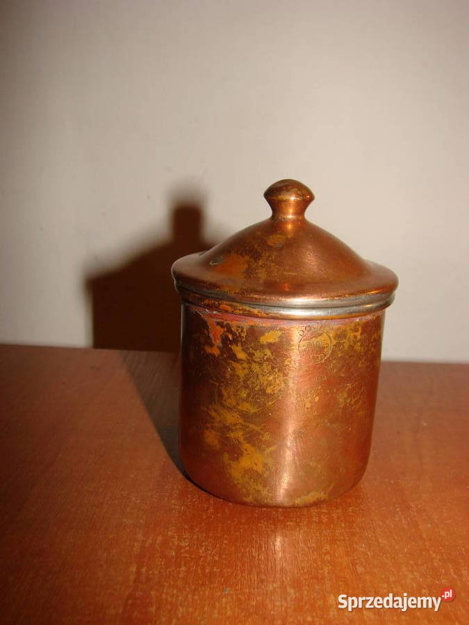 mała miedziana puszka pomorskie Pruszcz Gdański