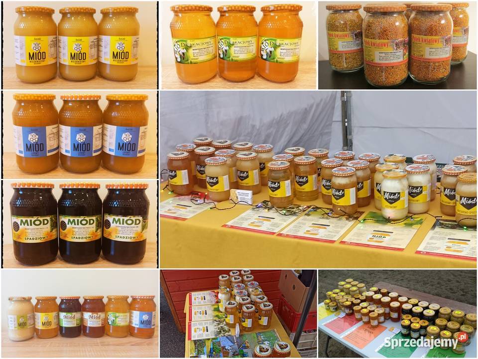 Miód lipowy z własnej pasieki Sieradz sprzedam