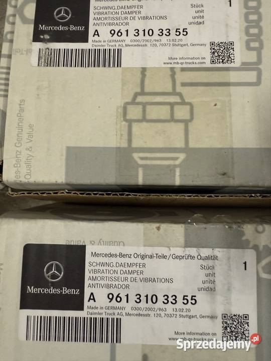 Amortyzatory kabiny tył Mercedes Actros MP4 NOWE mazowieckie Warszawa