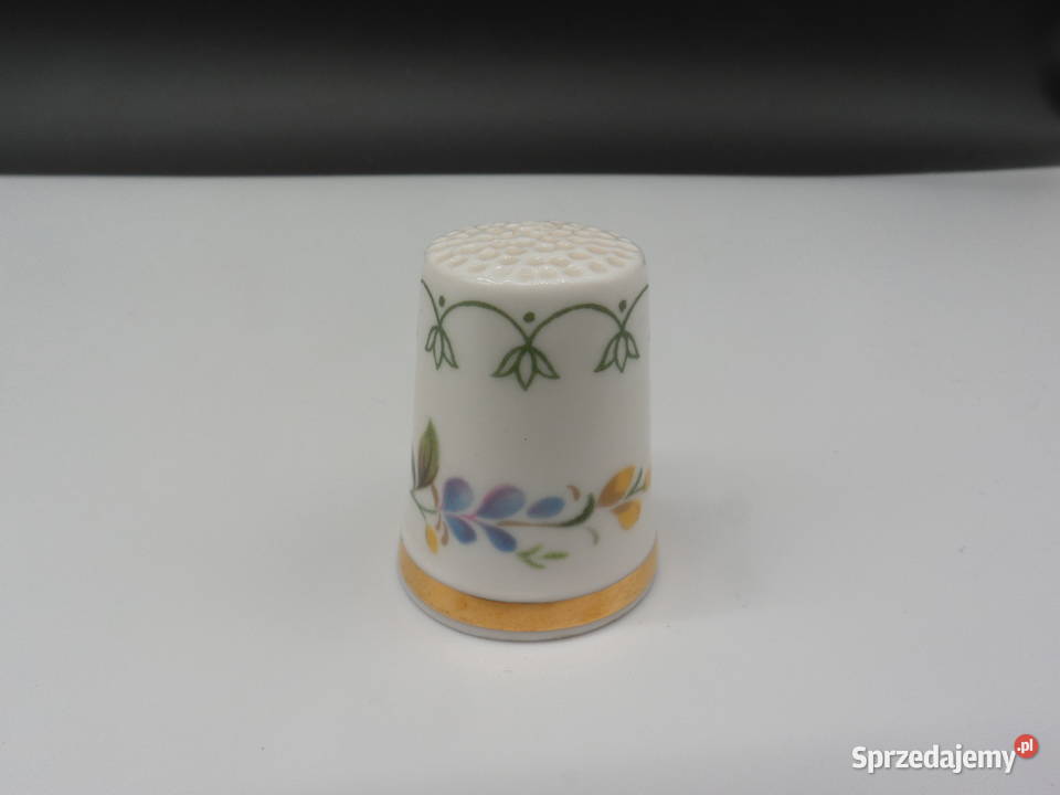 Naparstek porcelanowy Royal Doulton England Dot Porcelana i szkło
