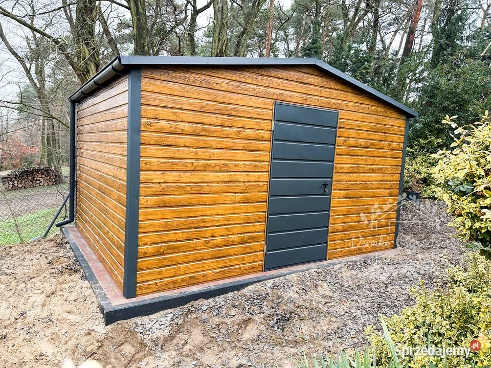 Domek Ogrodowy Schowek Garaż 4x3 Antracyt
