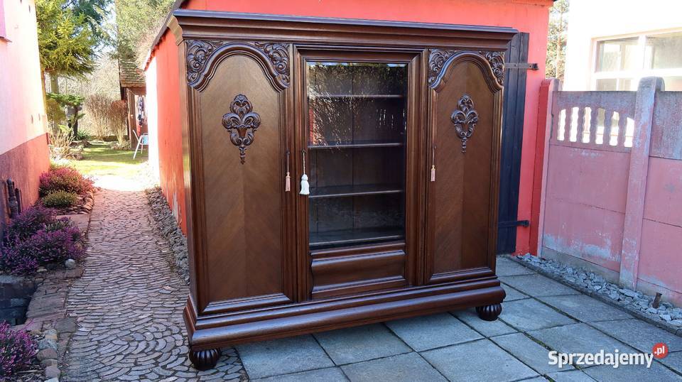 Wspaniała Unikatowa Dębowa Biblioteka 1920 r