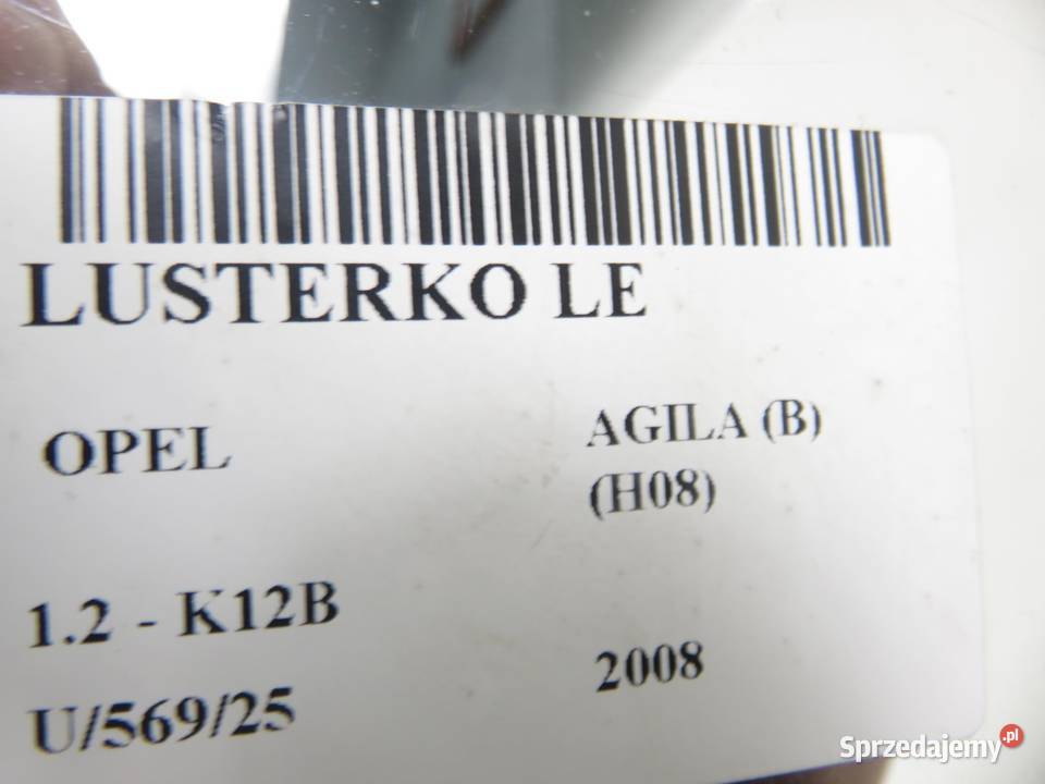 LUSTERKO LEWE OPEL AGILA B 3602103L ZCHD