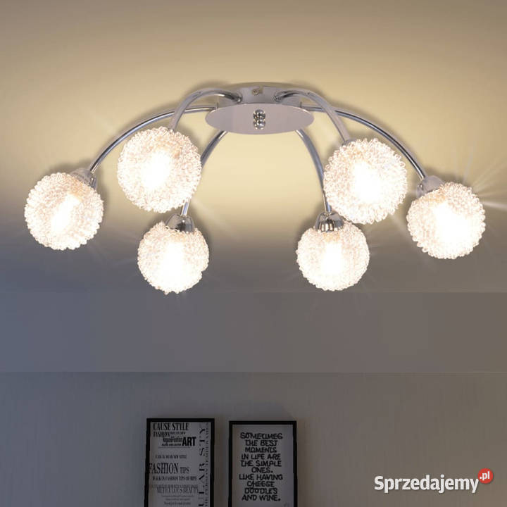 Lampa sufitowa na 6 żarówek LED G9 240 W WM50491 mazowieckie Warszawa