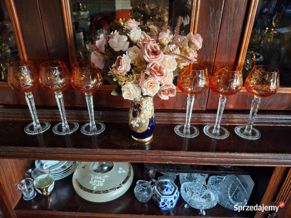 Kryształowe pomarańczowe do wina Warszawa