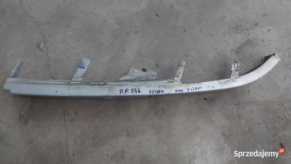 bmw e46 listwa pod lampe lewą titansilber Pozostałe Konin