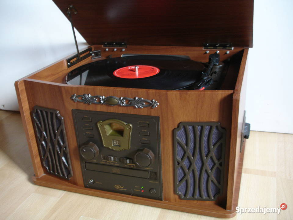 GRAMOFON retro radiokasetaCDELTA 1237 Zielona Góra