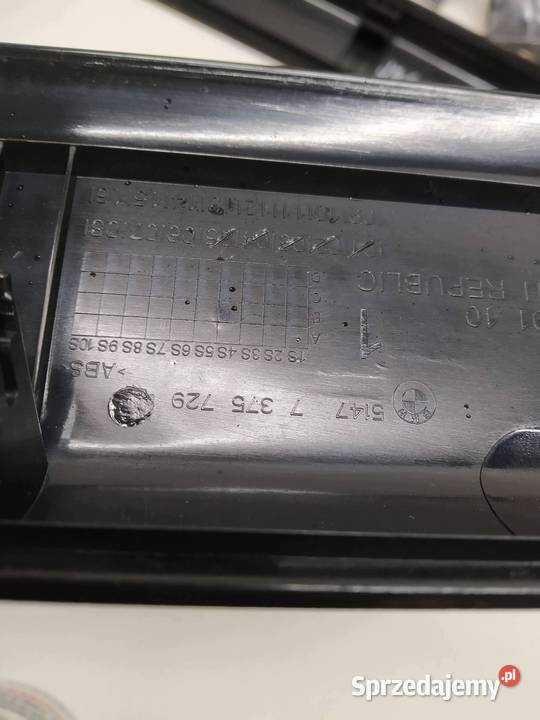 OSŁONA PROGU LEWA PRAWA KPL Bmw Seria 5 VII