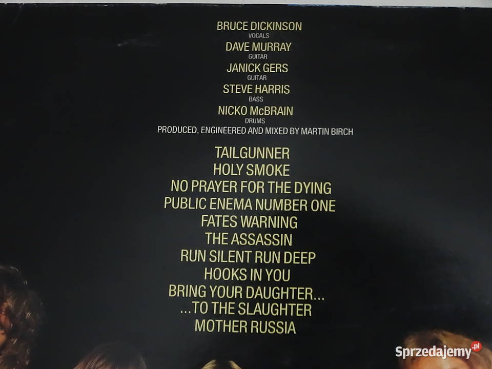 Iron Maiden No Prayer For The Dying Płyta Winyl Płyty i kasety