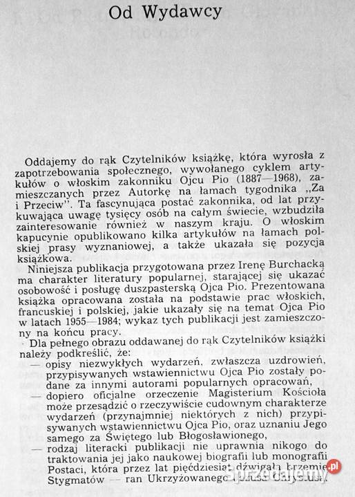 Ojciec Pio Osobowość i posługa w relacjach Chełm